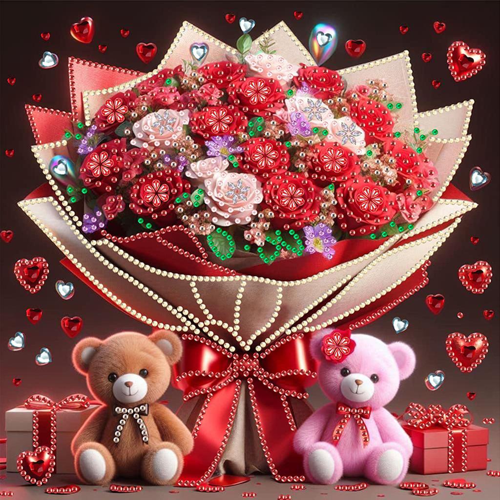 Easter Special Shaped 5D DIY Partial Drill Diamonds Paintings Gem Art for Adults DIY Gift Home Decor Crystal Diamond Art 30x30cm