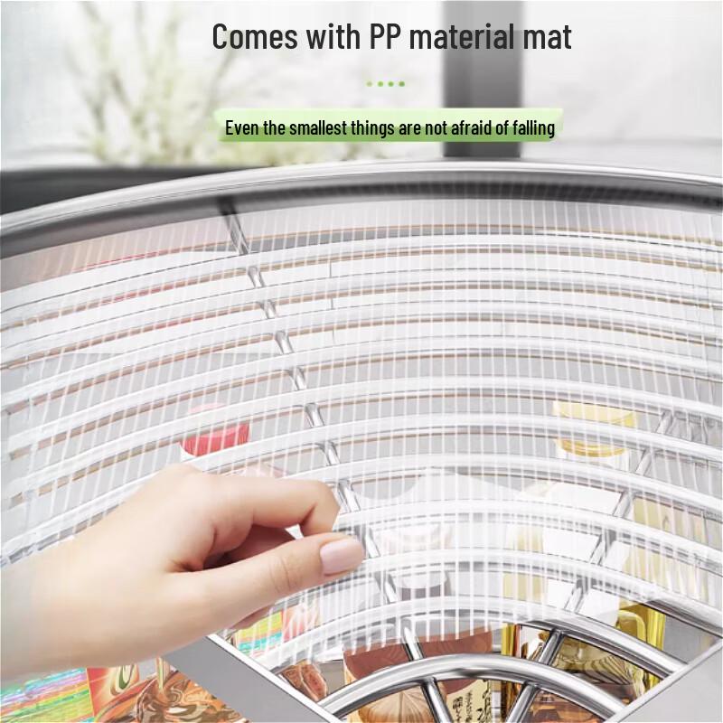 BeiFu Stainless Steel 5-Tier Corner Kitchen & Bathroom Storage Rack