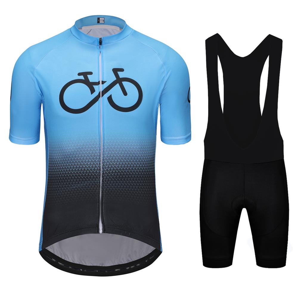 2025 Men's Lightweight Breathable Cycling Jersey Set Short Sleeve Quick Drying Outdoor Bib Sports Shirt Cycling Suit for Men