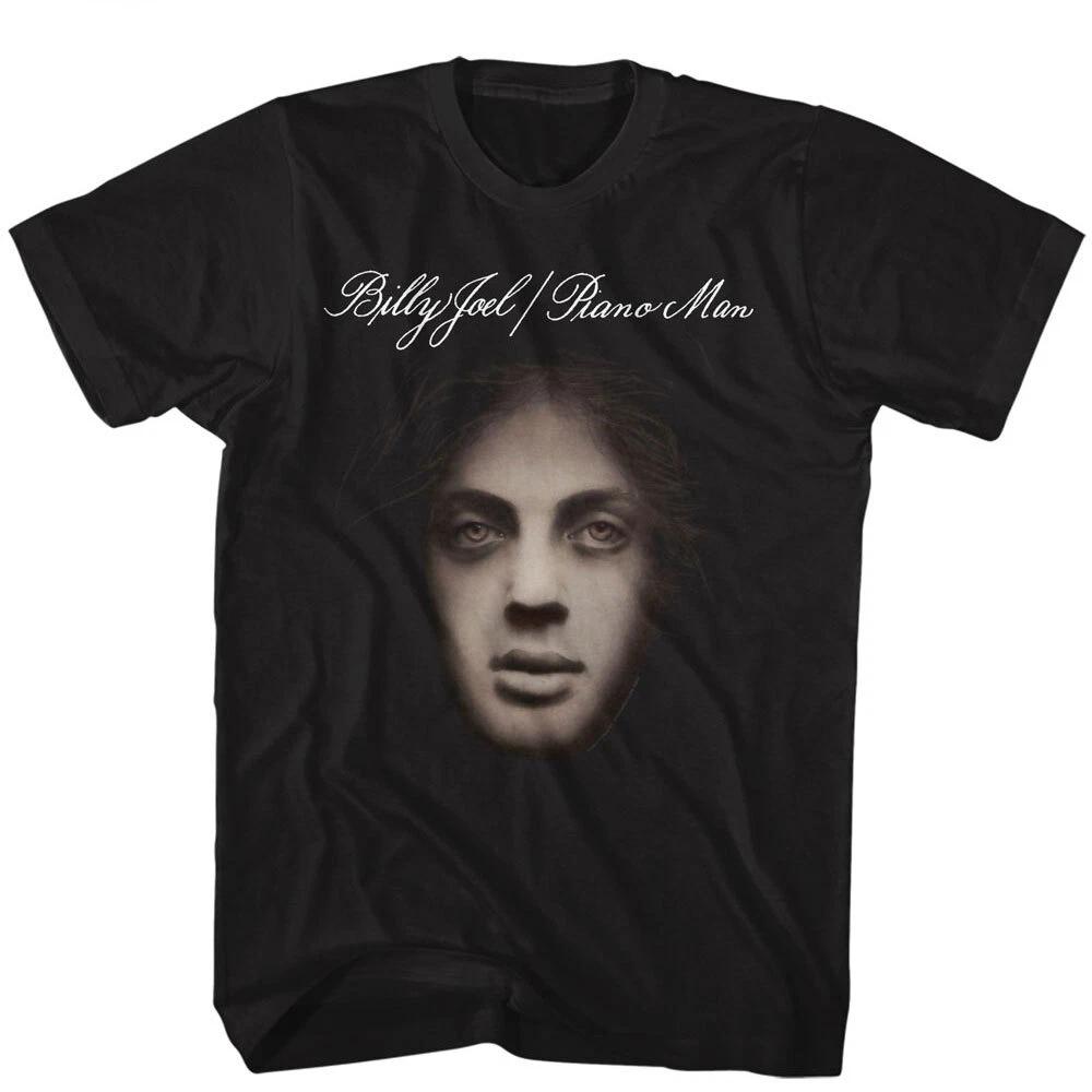 Billy Joel The Piano Man Face Photo Men s T Shirt Rock Music Merch M