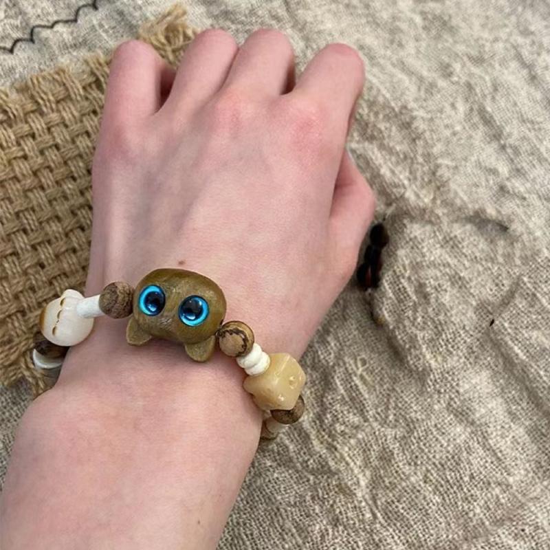 Zarif Kedi Takı Boncuklu Bileklik Trend Boncuklu Bileklik Kedi Uçlu Süsleme Günlük Kullanım Tarihler Partiler İçin