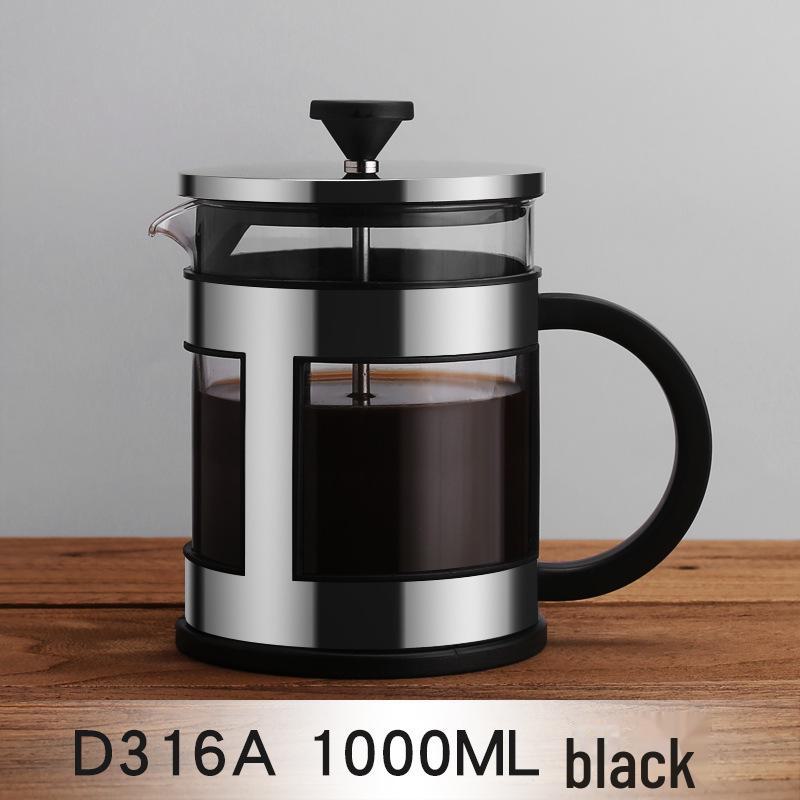Nordic Thickened French Press: Nerezový filtr na čaj a kávu