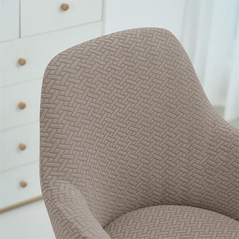 High Arm Chair Cover Elastic Dining Chair Covers Jacquard Office Seat Case Hotel Party Wedding Chairs Decor Furniture Protector