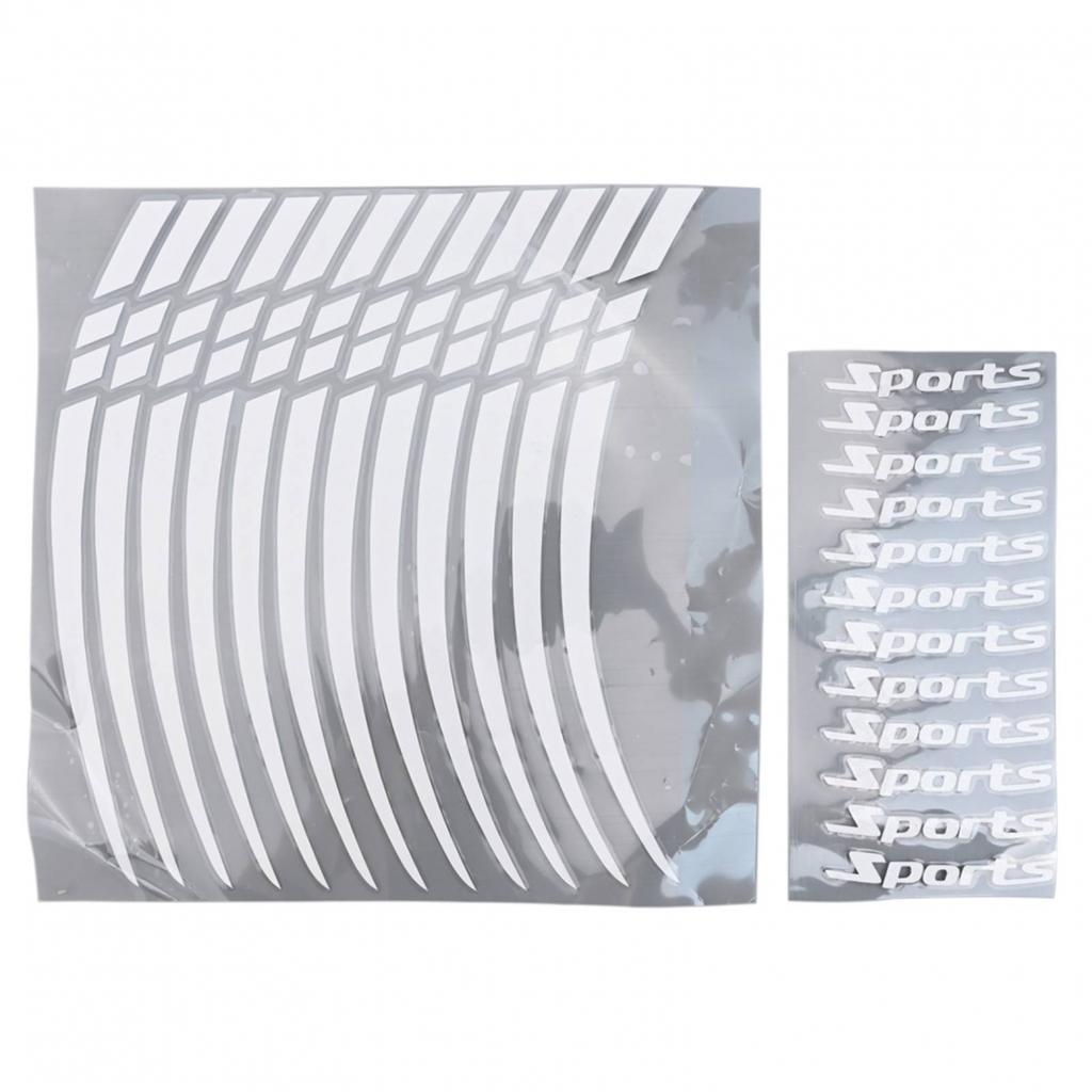 Bicycle Motorcycle Wheel Rim Stripe Reflective Sticker