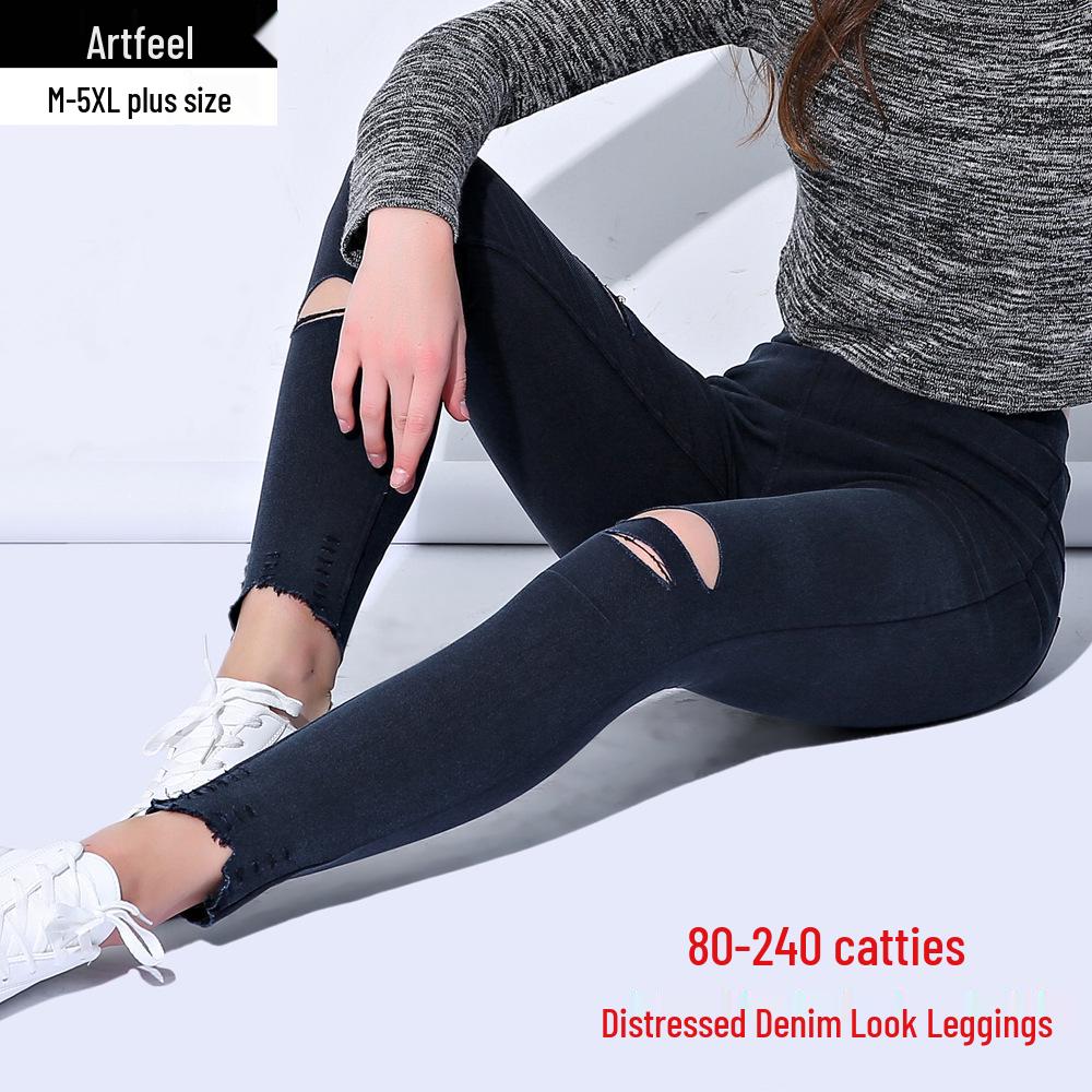 Frühjahr 2026 Kollektion für Übergrößen: Sandgewaschene Taschen-Oberbekleidung & Knie-gerissene Leggings