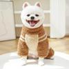 Warm Dog Four Legged Jacket Double-Sided Velvet Plush Dog Jumpsuits Pet Cotton Coat Winter