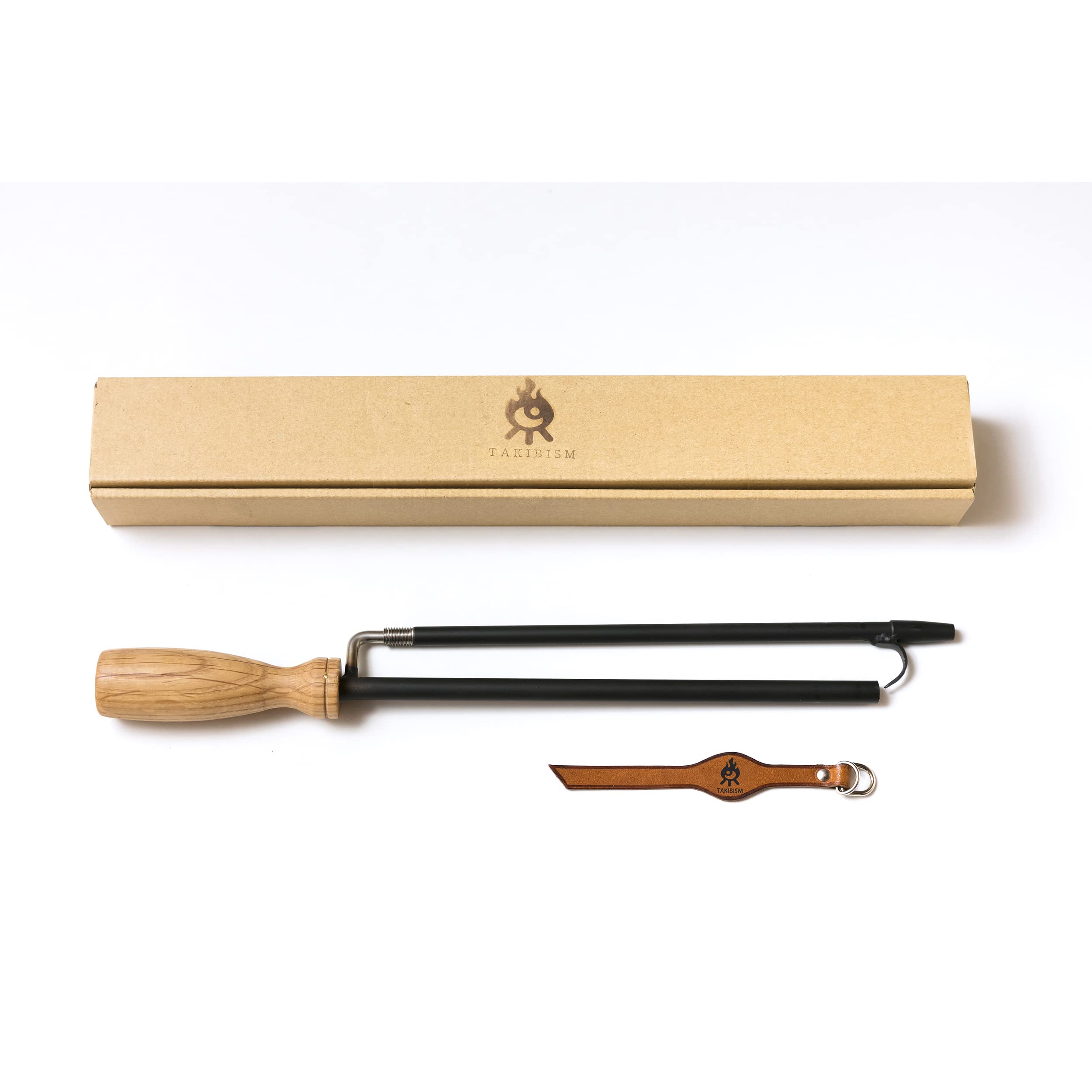 

Такибисм Дыхание огня TAKIBISM трубка и огонь сделаны граблями для костра, Япония, чёрный