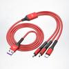 Car 3 In 1 100w Fast Charging Type C Usb Data Cable For Honda Pilot Odyssey Civic HR-V Prologue ZR-V Passport Fit Freed WR-V Ny1 ajj256