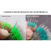 100Pcs/Bag 5 Sizes Colors Float Fishing Bobber Silicone Stopper Space Bean Connector Fishing Line Resistance Fishing Accessories