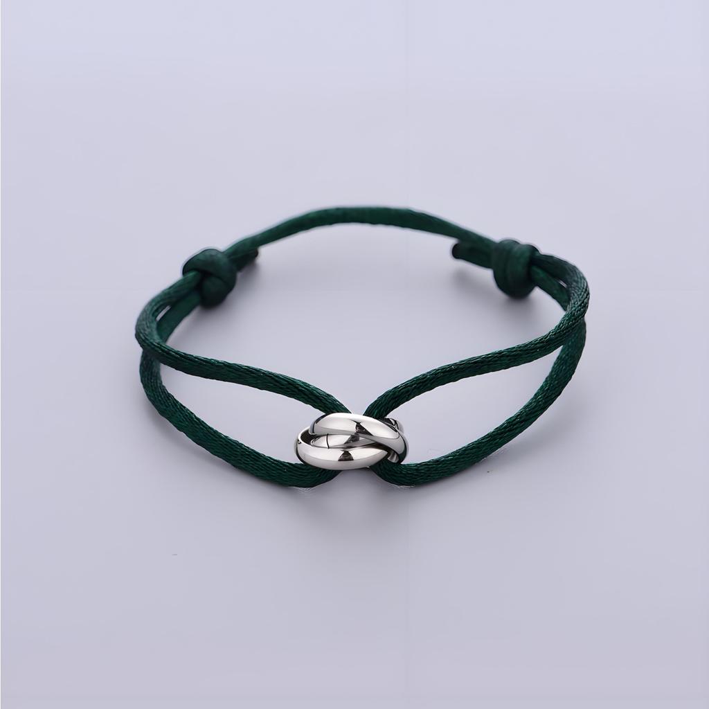 Verstellbares geflochtenes Seilarmband, einfacher Schmuck, Geschenk für Freunde, Paar, Freundschaft, Metallschnalle, Ring, Kette