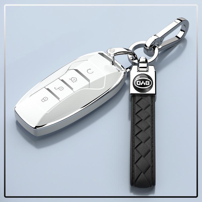 Luxury Personalized Key Case for 2020-2021 Han EV - Full Coverage & Decorative Protection