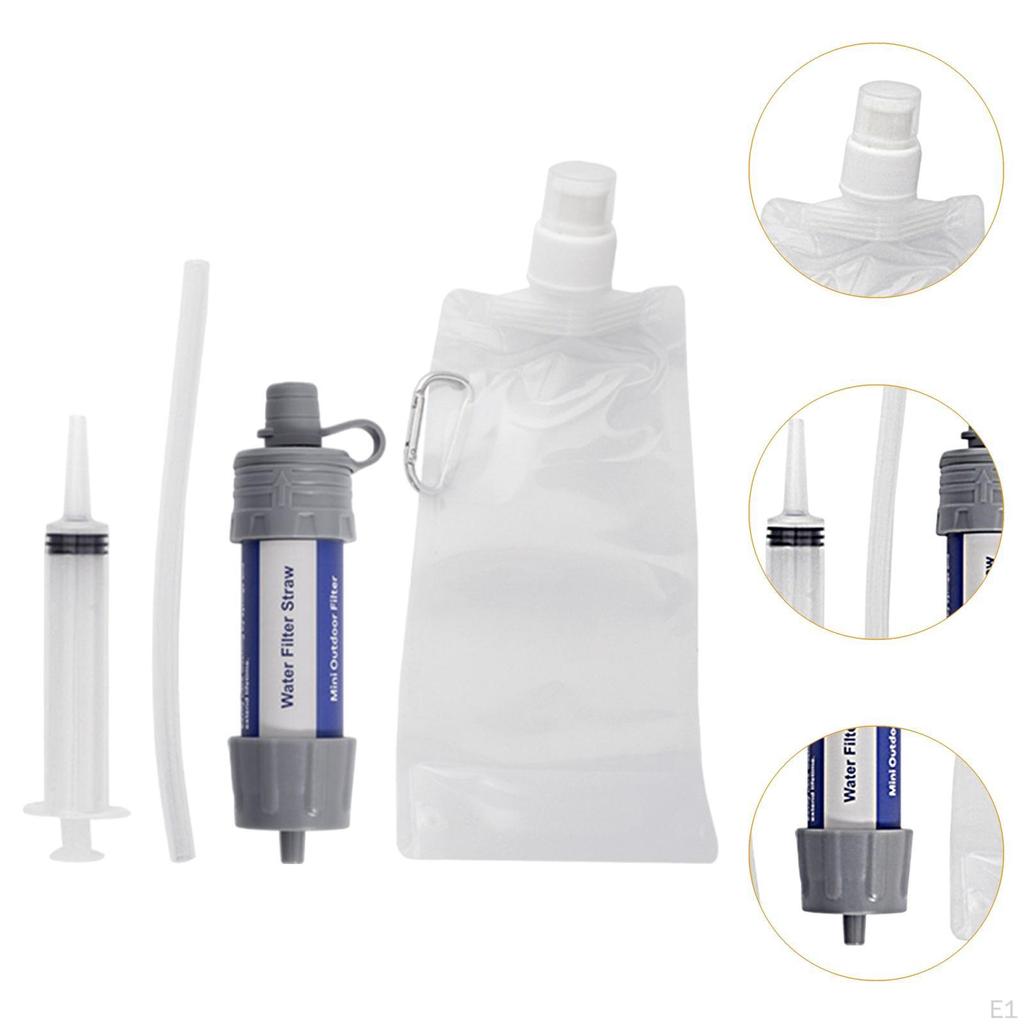 Personal Water Filter Bag Purifying Device Purifier for Backpacking