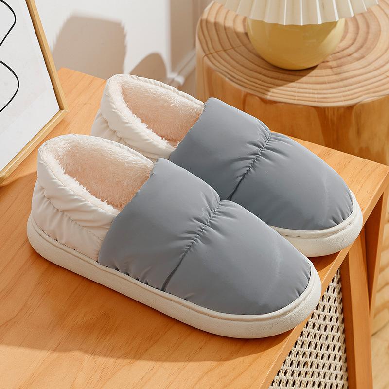 Cotton slippers autumn and winter thickened indoor home non-slip warm home home confinement slippers women