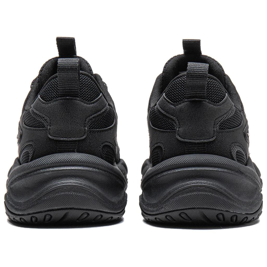 Li-Ning Seagull Minimalist Comfortable Durable Lightweight Low-Top Dad Shoes Men Sneaker Black AGCW201-2