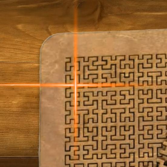 Wooden Fractal Tray Jigsaw Puzzle with Frame Reverse Thinking Impossible Difficult Puzzle Challenge Game Kids Adults Educational Irregular Puzzle Toy