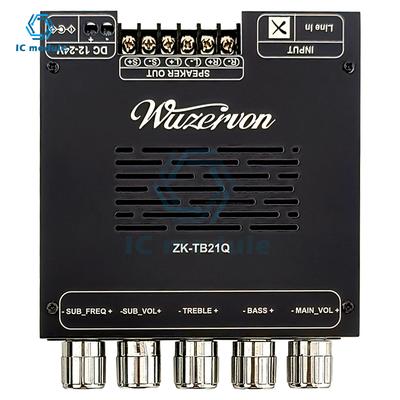 ZK-TB21Q Bluetooth Digital Amplifier Board 2.1 Channel 50W+50W+100W Lossless APTX Subwoofer HiFi Audio Amplifier Module for Home