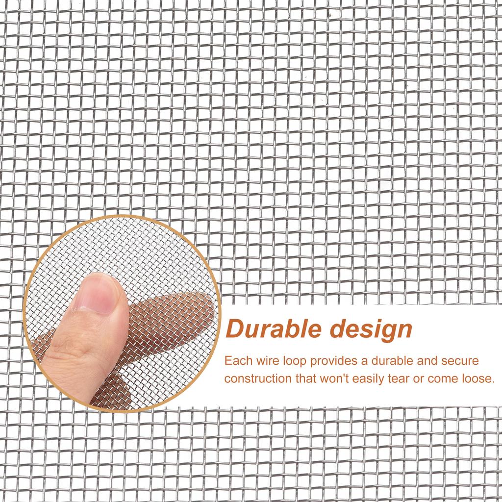 1pcs 20 Mesh 304 Stainless Steel Woven Wire Mesh Screen Filter Screen Wire Mesh Filter Sheet