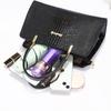 Women's Fashion Luxury Hot-Sale Patent Leather Lizard Pattern Shoulder Crossbody Top Handle Bag