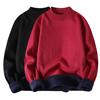 Men Winter Sweater Half Turtleneck Solid Color Fleece Soft Long Sleeves Keep Warm Pullover Plus Size Spring Sweater Men Garment