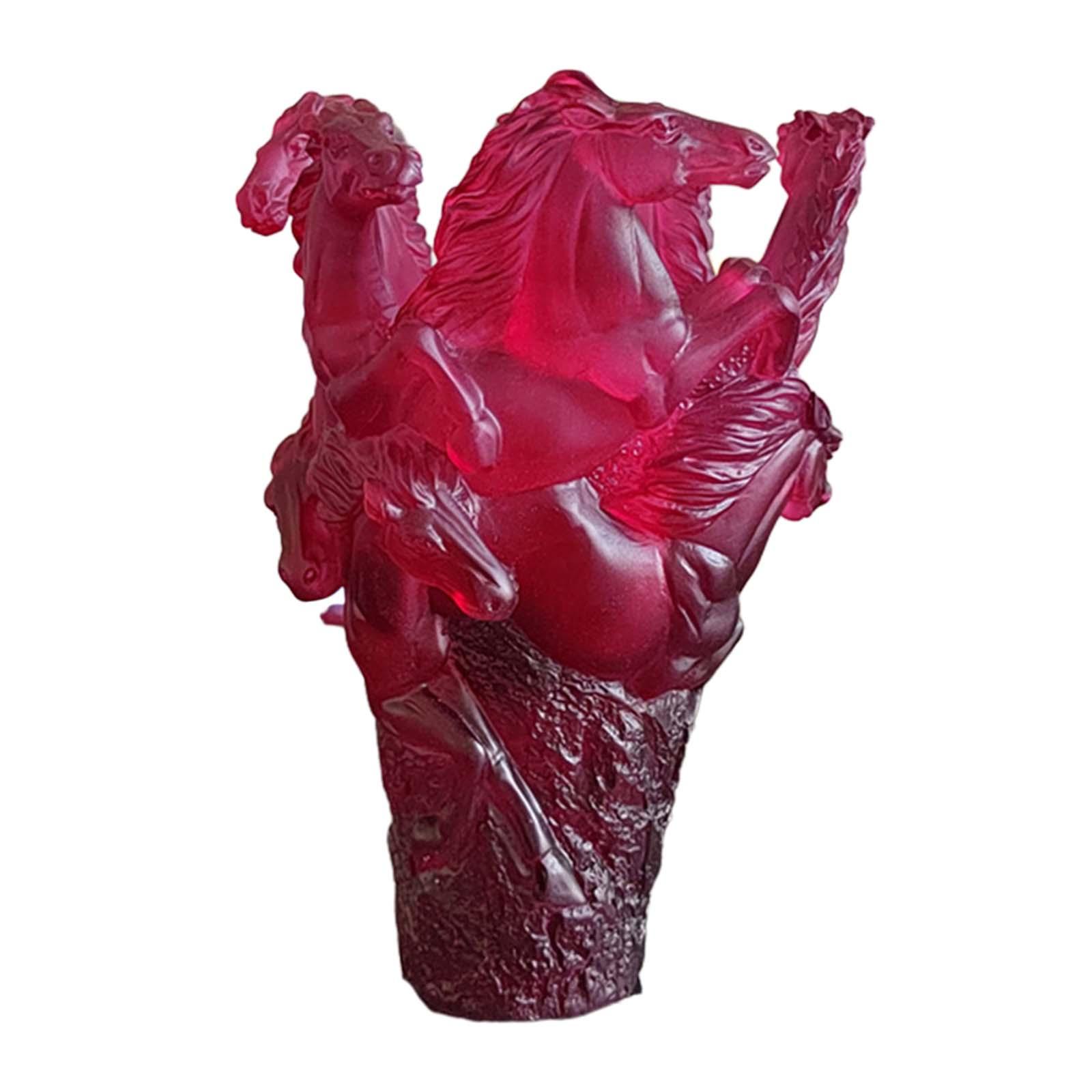 

Multi -Horse -Form -Vase -Stisch -Stisch -Stecoration Flower Arrangement Harz Blossom Vase for Table фиолетовый