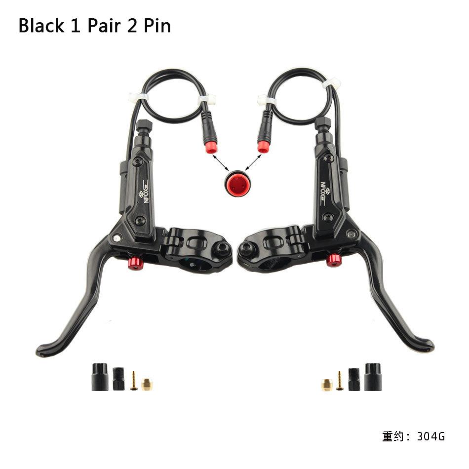 NFOX GT267 Mountain Bike Hydraulic Brake Power Off Brake Handle 2/3 Pin E-Bike Oil Brake Lever Bafang Hall E Bike Accessories