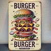 Vintage Metallplåt Väggkonst Skylt Hamburg Pub Retro Dekor Rustik Café Bar Plakett