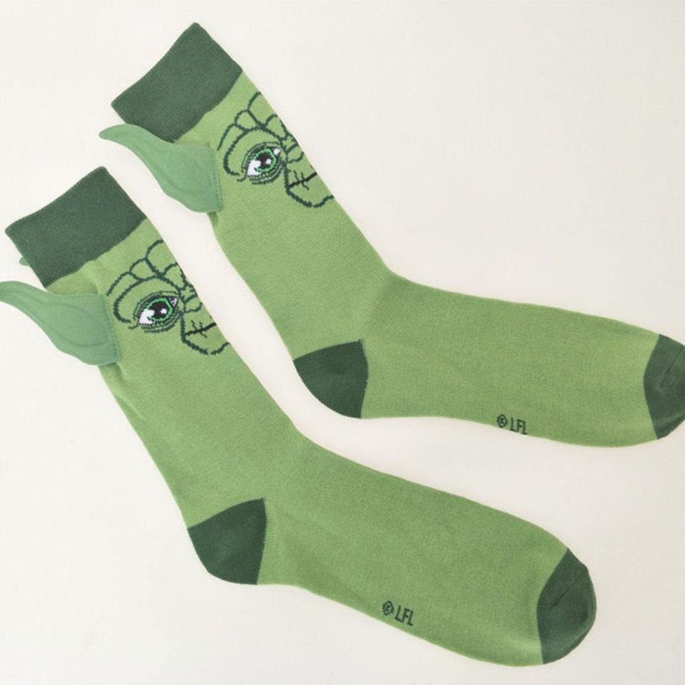 

Fashion Anime Socks Cartoon Movie Peripheral Master Yoda Figure Socks Hip Hop Men Women Charm Socks