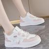 *able Sexy Lace Up Vulcanized Shoes Spring and Autumn Round Toe Thick Sole Comfortable Casual Sports Shoes for Women