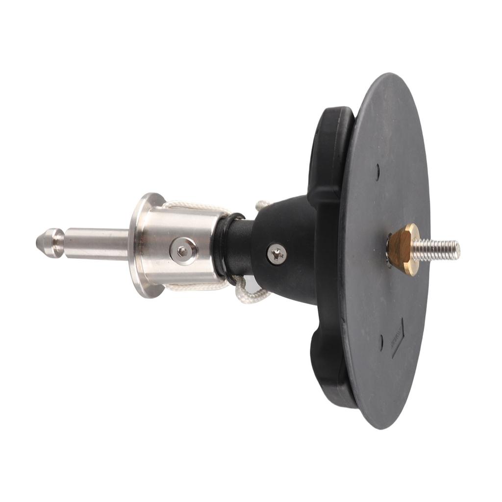 Windsurfing Mast Base Surfing Tendon Joint Mast Foot Base 360 degrees  Universal for Outdoor Sports Black