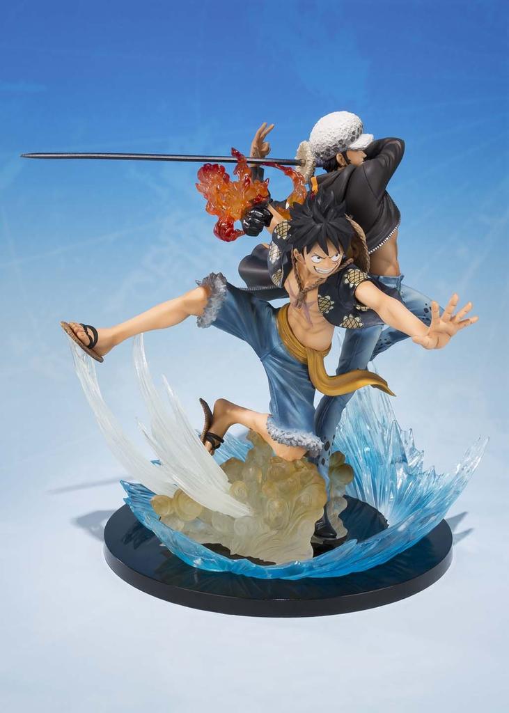 TAMASHII NATIONS Figuarts ZERO Monkey Luffy Trafalgar Law Anniversary malovaná dokončená figurka D. & -5. edice- ABS&PVC