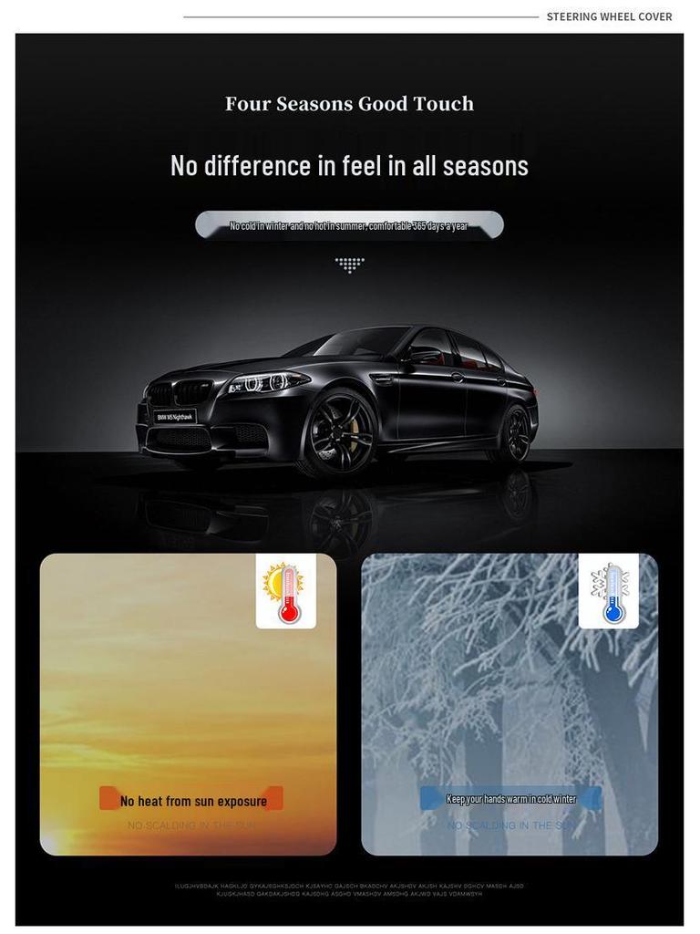 Infiniti Steering Wheel Cover - Genuine Leather (QX50, QX60, Q70L, Q50L, FX3)