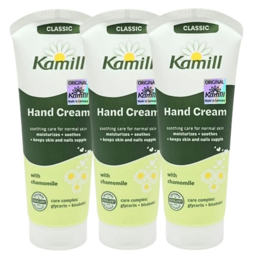 Kamill Hand & Nail Cream Classic 100ml (Large Size) x3 Pieces Fragrant, Moisturizing Hand Cream
