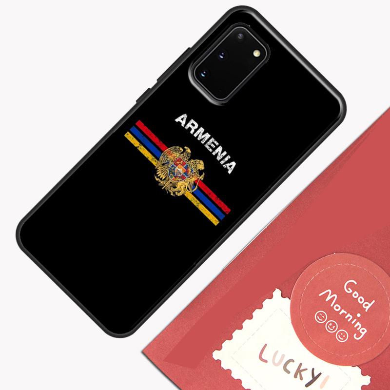 Armenian Coat of Arms Russia Phone Case For Samsung Galaxy S25 S26 Ultra S20 S21 S22 S23 S24 Plus S9 S10 S25 FE Cover Shell