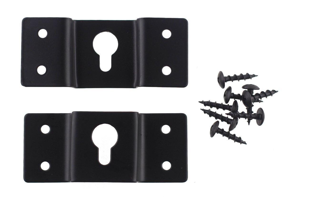 

Small speaker mounting wall general 70mm x 8 screws included pieces per bracket, mount, purpose, DIY, 30mm, (2 set) чёрный
