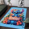 1pc Stitch Pattern Area Rug Soft Flannel Floor Mat for Living Room,Office,Bedroom and Carpet,Sofa Coffee Table Floor Mat