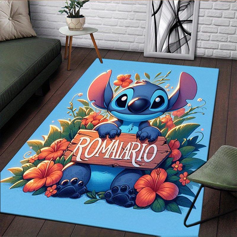 1pc Stitch Pattern Area Rug Soft Flannel Floor Mat for Living Room,Office,Bedroom and Carpet,Sofa Coffee Table Floor Mat