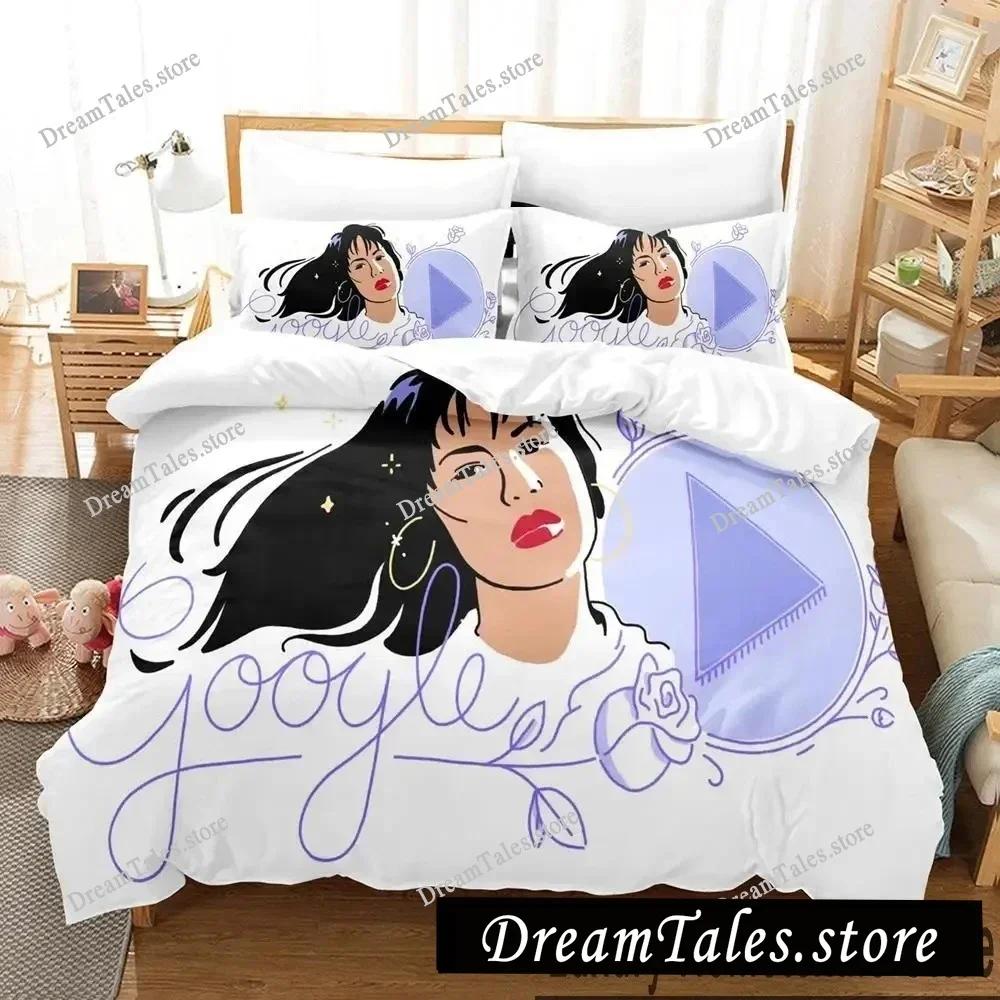 3D Print Selena Bedding Set Boys Girls Twin Queen King Size Duvet Cover Pillowcase Bed Boys Adult Home Textileextile741