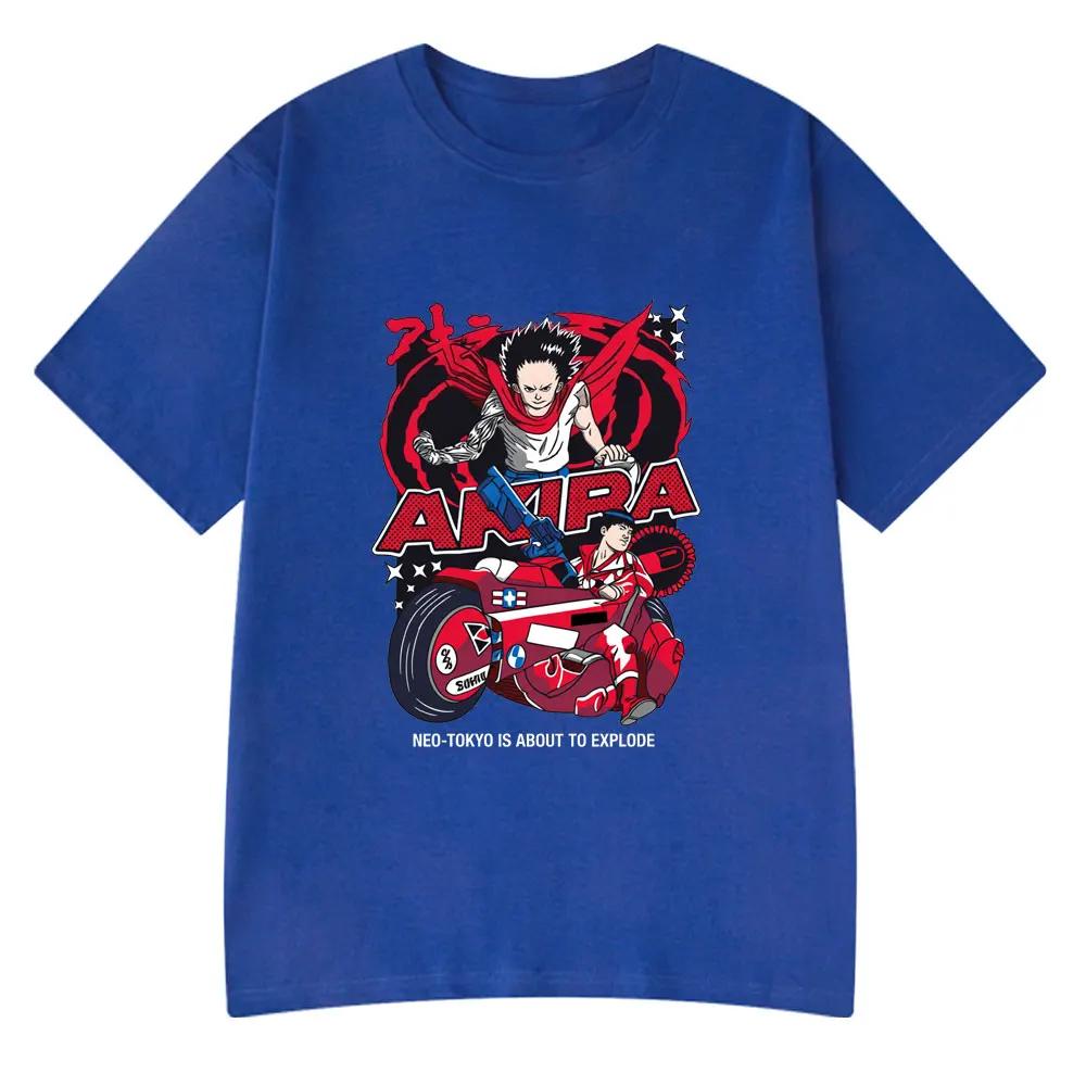 Anime Akira T Shirts 90s Japanese Unisexga Shotaro Kaneda Shima Tetsuo Tshirt Unisex Women Funny Clothing Fashion Cotton Casual Tees