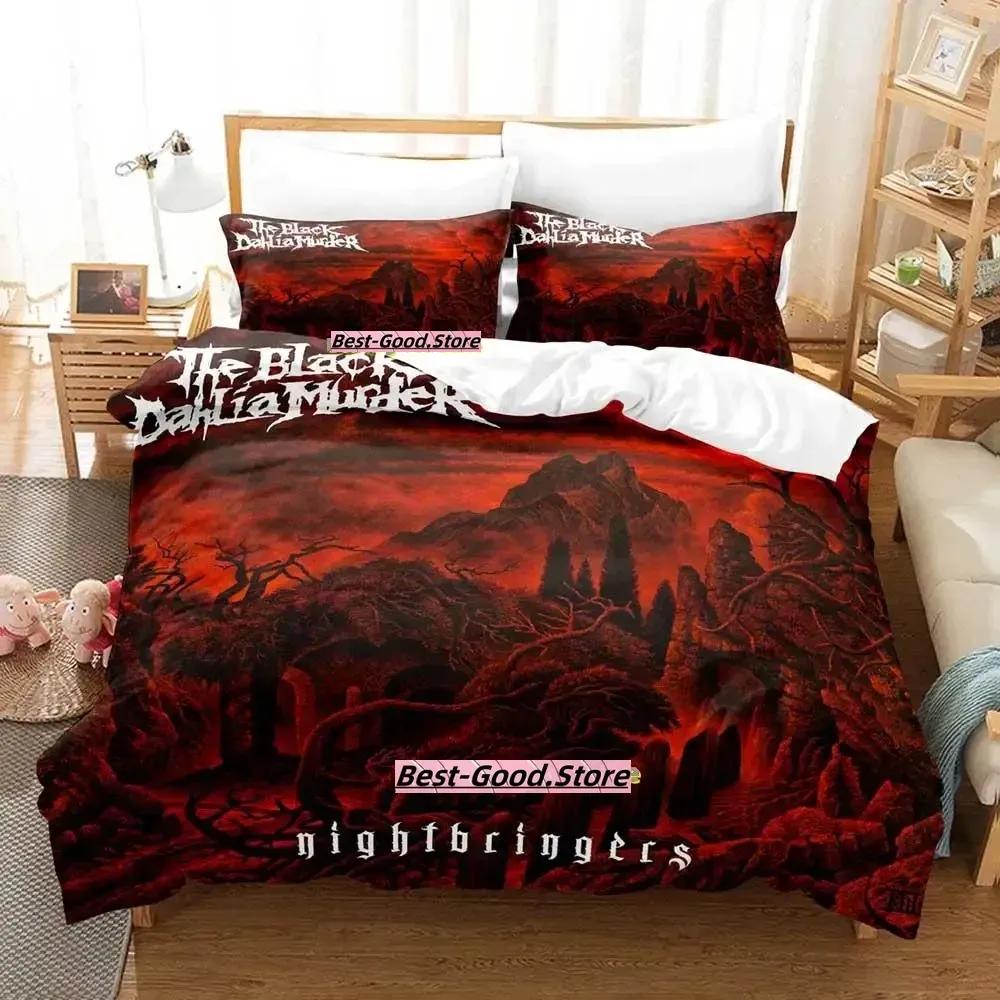 

Comforter The Black Dahlia Murder Bedding Set Single Twin Full Queen King Size Bed Set Adult Kid Bedroom s Parure De Lit Bed Comforter (quilt)-EU Single(135*200cm)3pcs