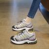 Thick-soled small women's shoes, new versatile and lightweight sports shoes, comfortable and non-slip running shoes, tide