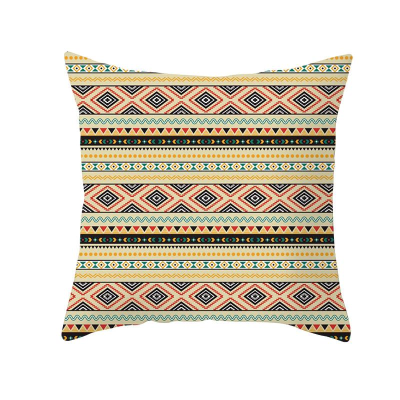 Geometric Mancha Lo Printed Polyester Pillowcase 45x45cm Bohemian Hippie Sofa cushion cover Bedroom Home Decor Pillowcase