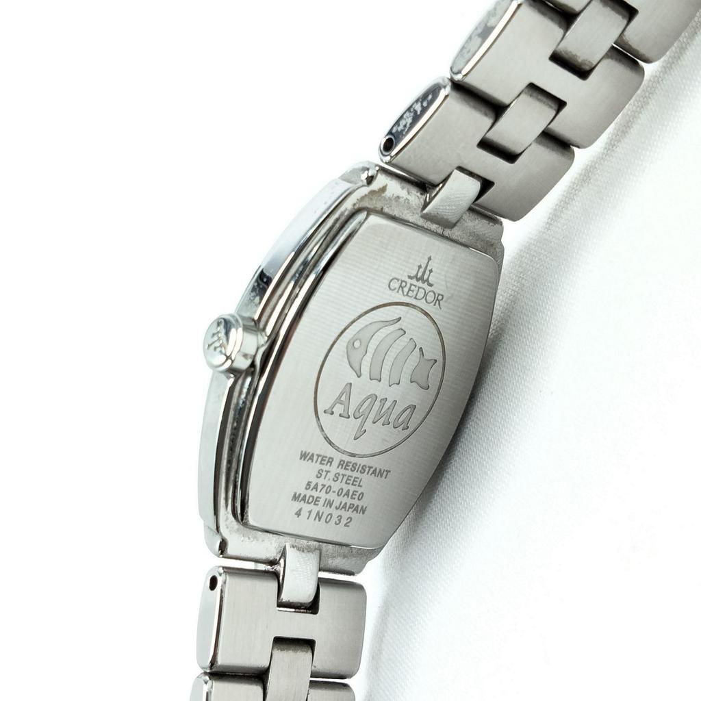 Used SEIKO SEIKO CREDOR AQUA 5A70-0AE0 Watch Quartz Stainless Steel