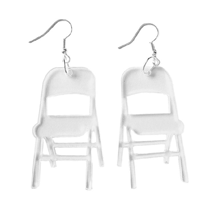 

Chair Damgle Earrings for Women Daily Wear Chair Shape Drop Dangle Earrings