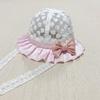 Girl's Lace Sun Protection Bucket Hat - Breathable, Beach-Ready Summer Style