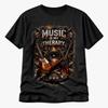 Musik ist meine Therapie T-Shirt Rockgitarre Metal Musiker Unisex T-Shirt