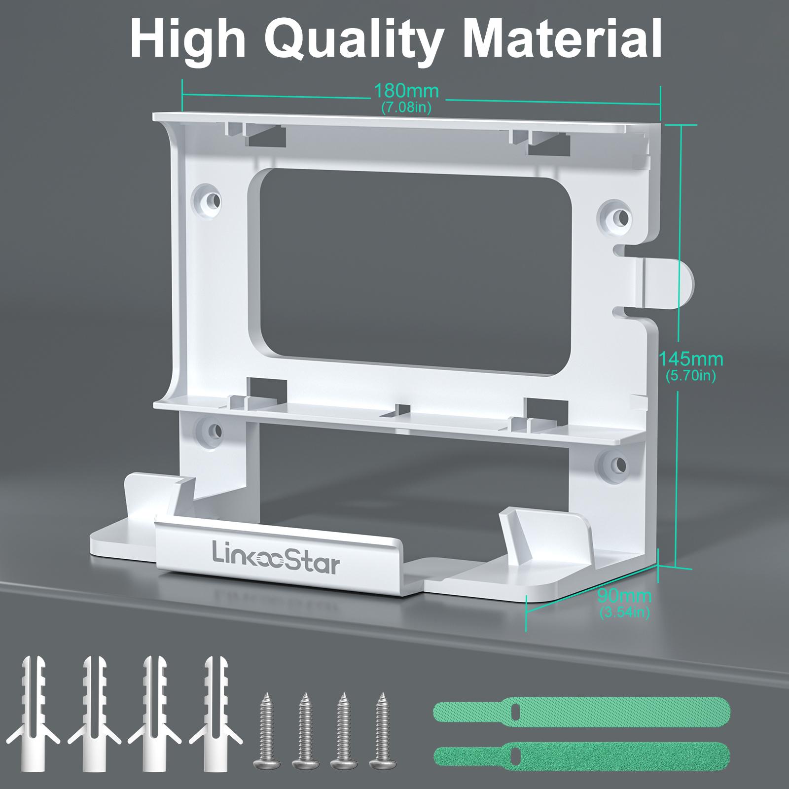 Wall Mounting Bracket Wall&Roof Installation Metal Kit Router Mounting Kit for StarLink Gen3 V4 Router Power Wireless Wifi Rack белый