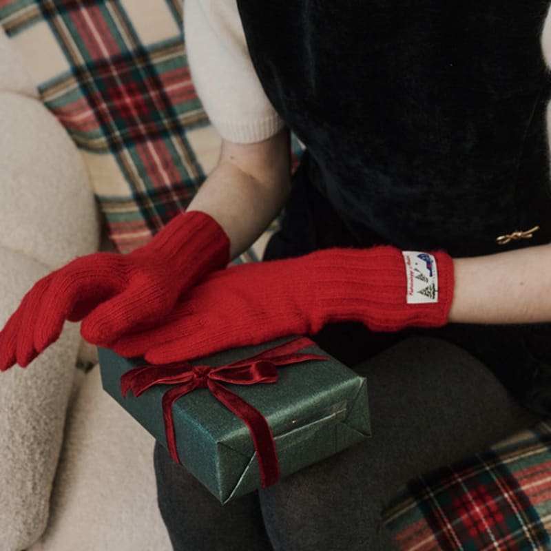 Fabricology Wool Finger Hole Gloves_4color