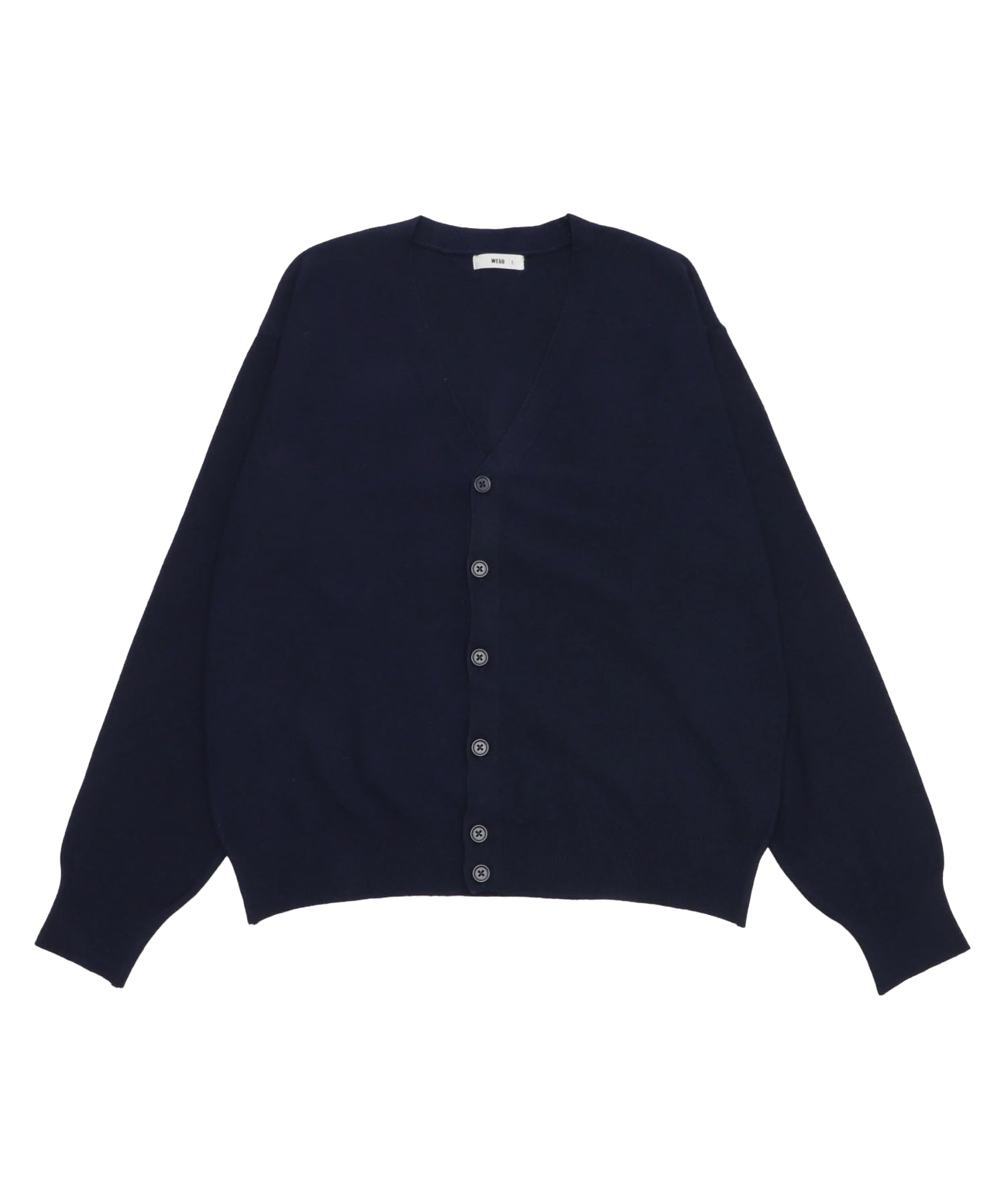 

WEGO Unisex Drop Shoulder Long Sleeve Knit Work Navy Cardigan, Autumn/Winter Clothes, Top, Wear, School, Gift, Men s, Medium,