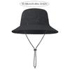Unisex Kapelusz typu bucket odprowadzający wilgoć Letni składany kapelusz wędkarski Lekki szybkoschnący kapelusz na wędrówki, wędkarstwo, kemping
