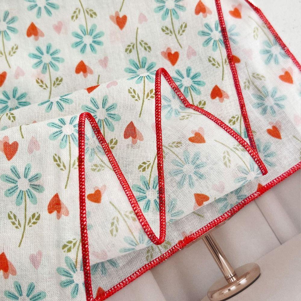 Breathable Cashew Nut Print Silk Scarf Thin Small Scarves Simple Square Handkerchief Beach
